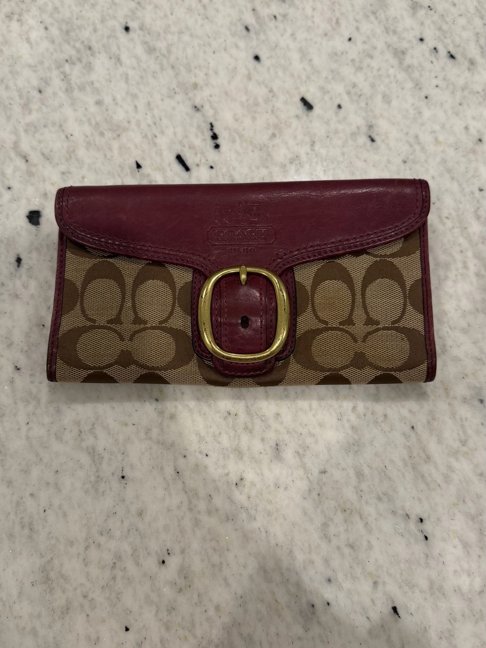 Coach Bleeker Buckle Wallet